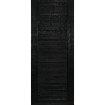 Interior Door Horizontal Slats Milano Black
