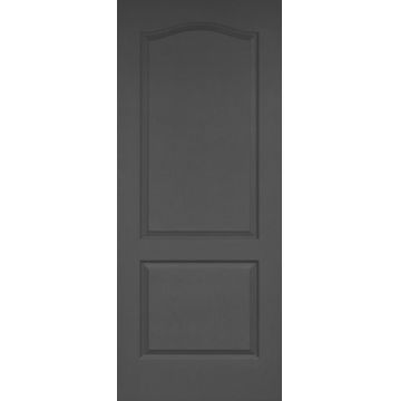 Interior Door Hollow Core Deep Mould 2 Panel Arch Grey