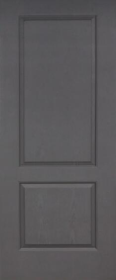 Interior Door Hollow Core Deep Mould 2 Panel Grey w813 x h2032mm