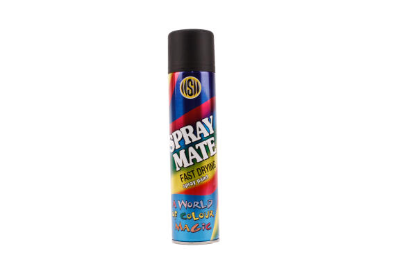 Rust-oleum Spraymate Fast Drying Matt Black 250ML