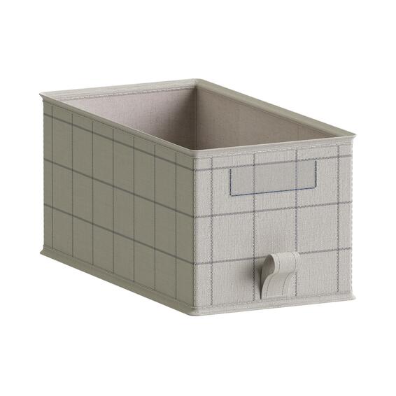 Storage Open Box Spaceo Tartan 18X35X16Cm