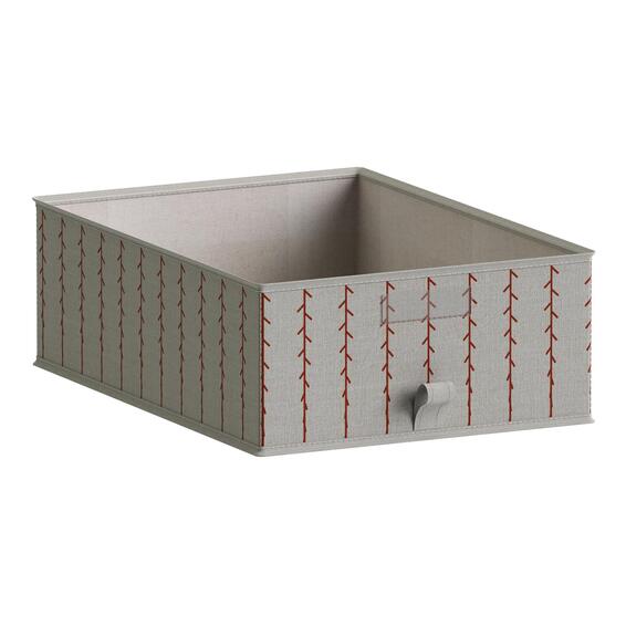 Storage Open Box Spaceo Leaves 36X50X16Cm