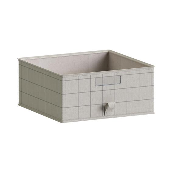 Storage Open Box Spaceo Tartan 36X35X16Cm