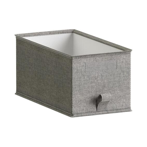 Storage Open Box Spaceo Grey 18X35X16Cm