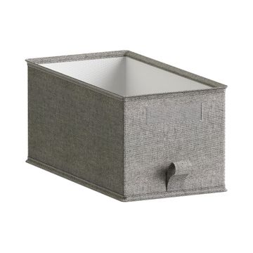 Storage Open Box Spaceo Grey 18X35X16Cm