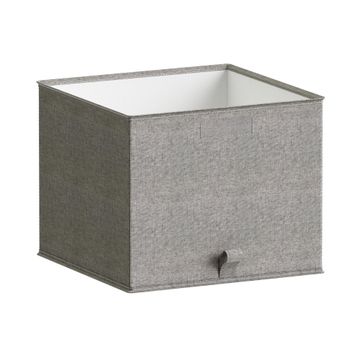 Spaceo open storage box grey 36x35x29
