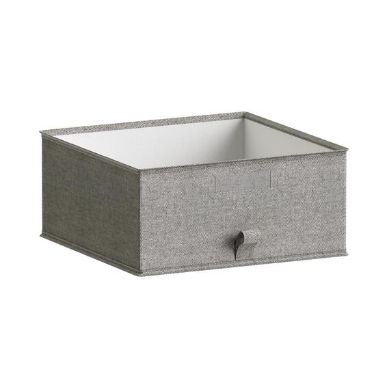 Spaceo open storage box grey 36x35x16