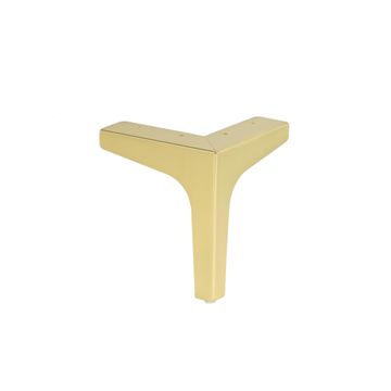 SPACEO LEO  EVO'M  FURNITURE FEET METAL BRUSHED BRASS , 2 PCS