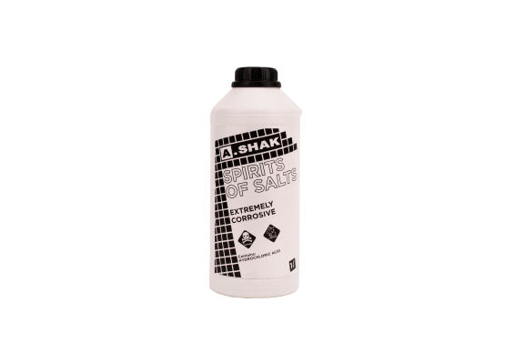 Heavy duty cleaner A SHAK spirit of salts 1 litre
