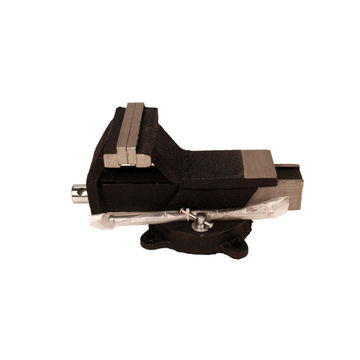 Swivel based vice with carbon steel jaws 125mm