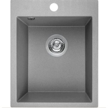 Laveo Kitchen Sink Chichi Grey Drop In Single Bowl W48Xl39Xd19Cm