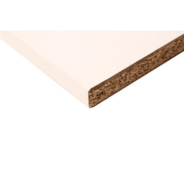 Kitchen countertop laminate L180cm x D60cm x H2,8cm white