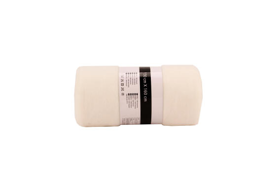 Throw 1st Price Fleece Off White 130x160cm
