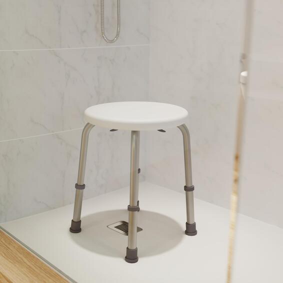Sensea comfort bathroom round stool