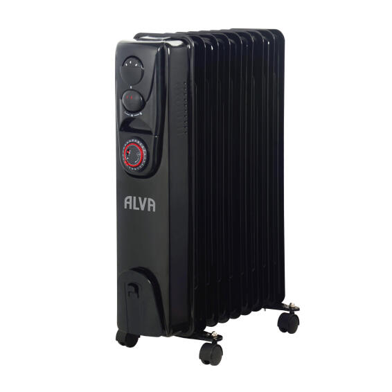 Alva 9 Fin Oil Heater Black 2000W LEROY MERLIN South Africa