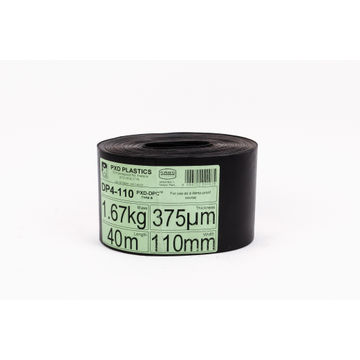 Plastic sheet DPC 375 micron 110mm x 40m SABS