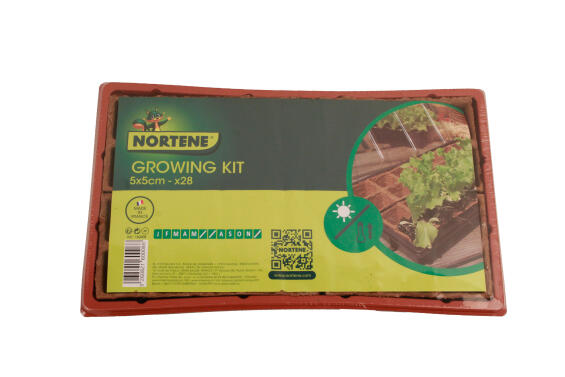 Nortene Mini Kit Greenhouse L38cm x W22cm x H6cm (Includes Pots & Trays x 28)