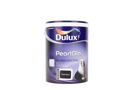 Dulux Pearlglo Pebble Black 5L