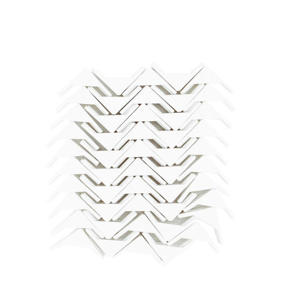 Corner Bracket Medium 38X38 White 50P