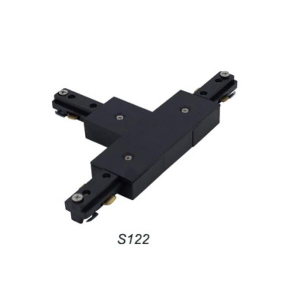 TRACK T CONNECTOR BLACK
