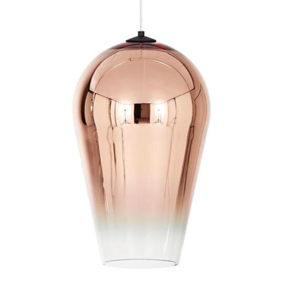Light Bar Glass Pendant Ligh Rose Gold