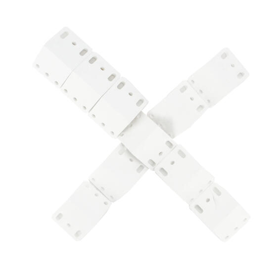 Corner Bracket Large 48X48 White 10P