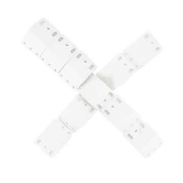 Corner Bracket Large 48X48 White 10P