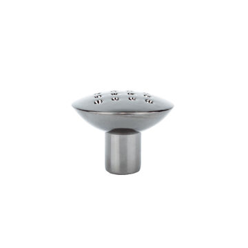 Knob Stipple 32Mm Black Nickel