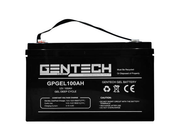 Gentech Power 12V 100Ah Gel Battery 