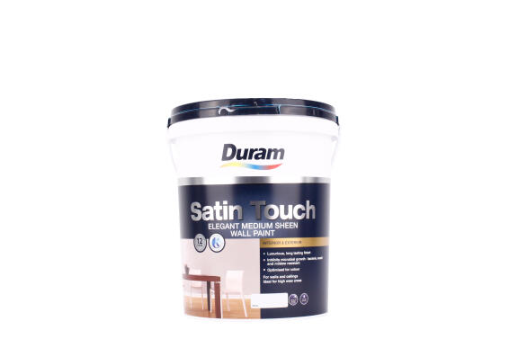  Duram Satin Touch Wall Paint Universal Mid-Sheen White 20l