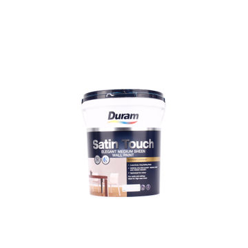  Duram Satin Touch Wall Paint Universal Mid-Sheen White 20l
