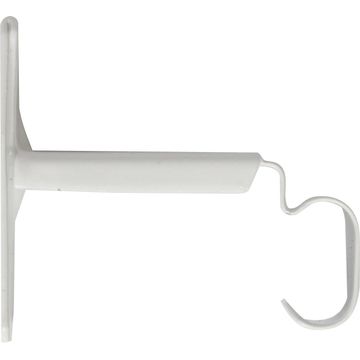C-Track Single Metal Brackets White