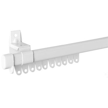Super curtain c-track single white 2.5m