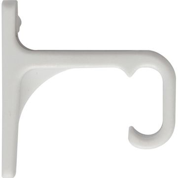 Curtain c-track plastic brackets single white