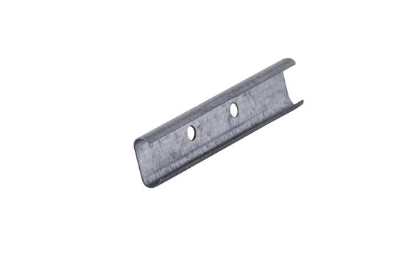 Curtain c-track joining bridges silver
