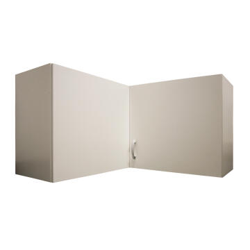 Kitchen Wall Cupboard Kit Sprint Corner 2 Door White L100Cmxh58Cmxd100Cm