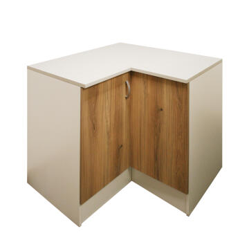 Kitchen base cabinet kit corner 2 door SPRINT wood L100cmxH87cmxD100cm