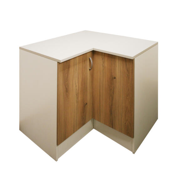 Kitchen Base Cupboard Kit Corner 2 Door Sprint Wood L100Cmxh87Cmxd100Cm