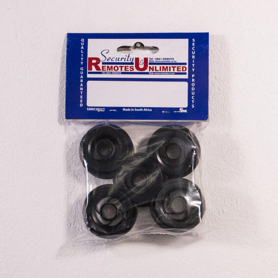 Bobbin round bar black 10mmx5
