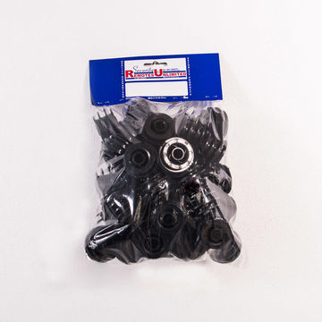 Bobbin round bar black 10mm 50x