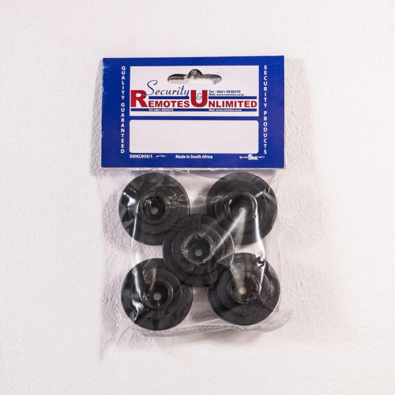 Bobbin flat bar black 4.4mm x5