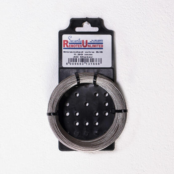 Remote Unlimited Alarm Wire Stranded Steel 1.2mmx40m