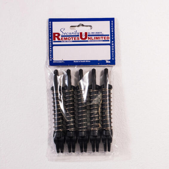 Compression spring black SS x5