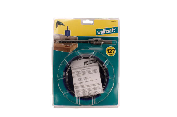 Hole saw universal WOLFCRAFT depth 60 mmx127mm