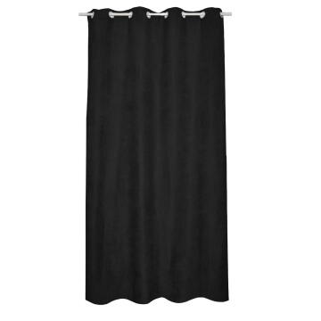 Curtain Suede Eyelets Light Navy 140x260cm 180g/m2