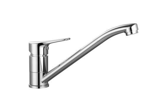Triumph Kitchen Sink Mixer Tap Deck Chrome H10Cm Spout Reach 21Cm