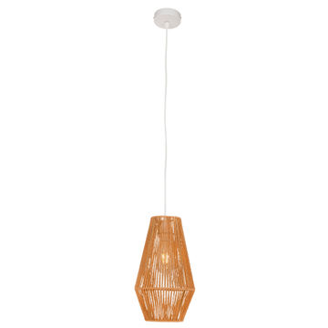 Nova 300 NAL Pendant Nature Woven Rope E27 1x60w