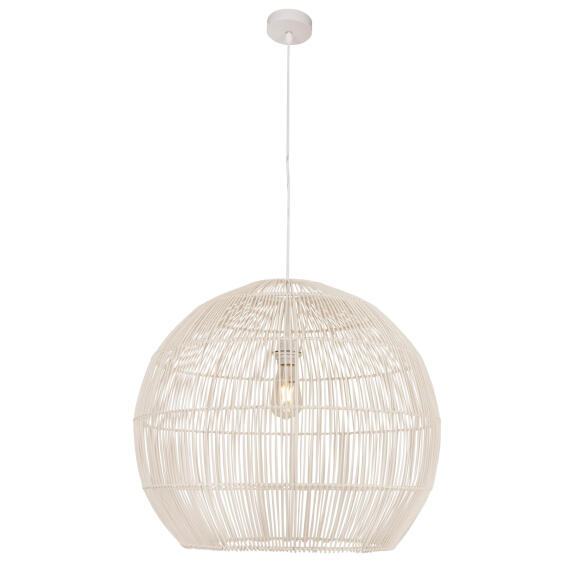 Erna 360 WH Pendant White Woven Rattan E27 1x60w