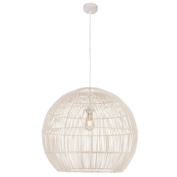 Erna 360 WH Pendant White Woven Rattan E27 1x60w