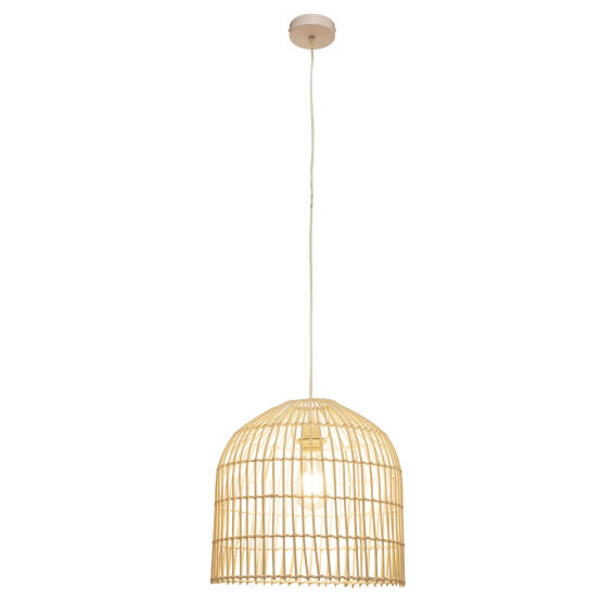 Belkis 350 WH Pendant White Woven Rattan E27 1x60w
